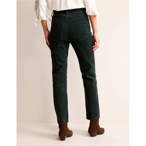 Boden Corduroy Slim Straight Jeans - Chatsworth Green