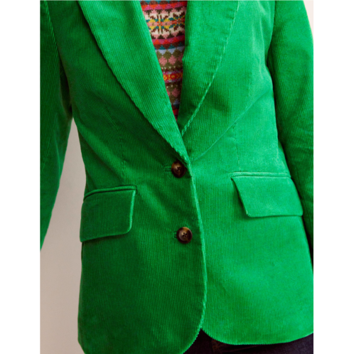 Boden The Marylebone Cord Blazer - Highland Green