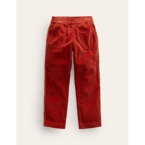 Boden Pull-On Cord Pants - Roasted Chestnut