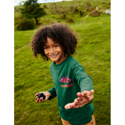 Boden Educational T-Shirt - Jewel Green Autumn Foraging