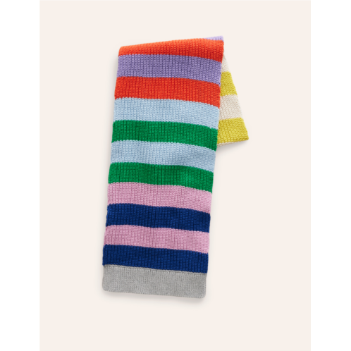 Boden Colour Block Stripe Scarf - Multi