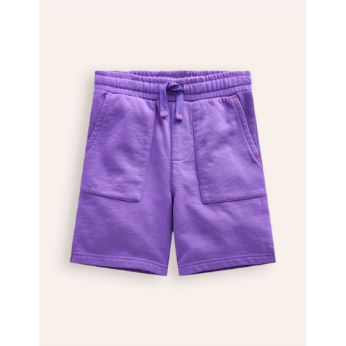 Boden Garment Dye Shorts - Crocus Purple