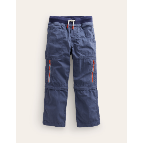 Boden Zip-off Techno Pants - Robot Blue