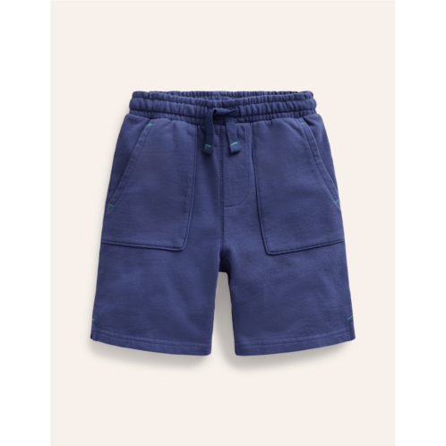 Boden Garment Dye Shorts - College Navy