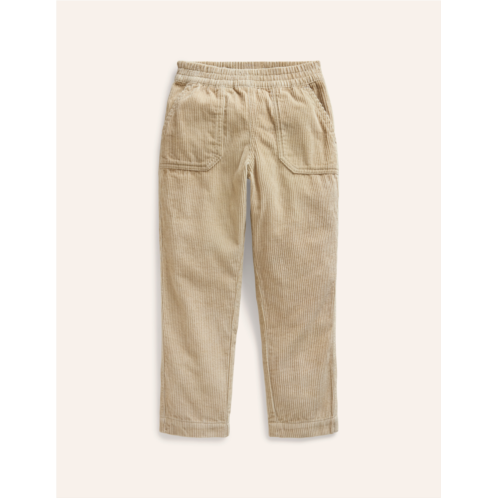 Boden Pull-On Cord Pants - Soft Stone