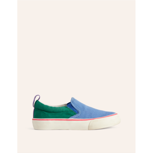 Boden Canvas Slip Ons - Multi