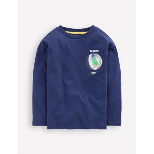 Boden Educational T-Shirt - College Navy Planets