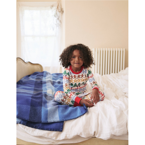 Boden Snug Long John Pajamas - Gingerbread Fair Isle