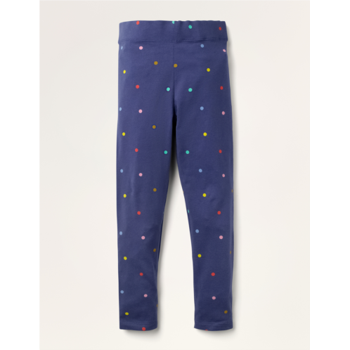 Boden Fun Leggings - Starboard Blue Confetti Spot