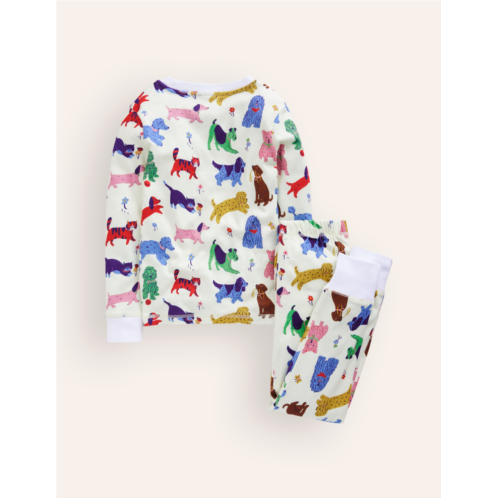 Boden Snug Long John Pajamas - Park Play Pets