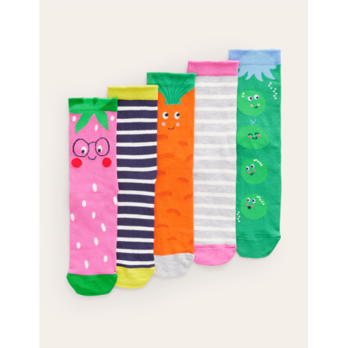 Boden Socks 5 Pack - Fruit and Vegetable