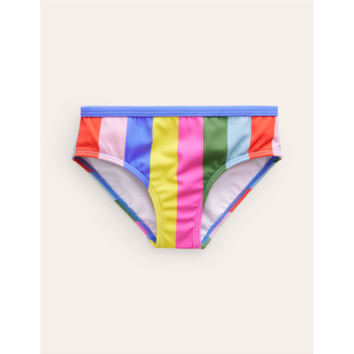 Boden Patterned Bikini Bottoms - Soft Multi Stripe