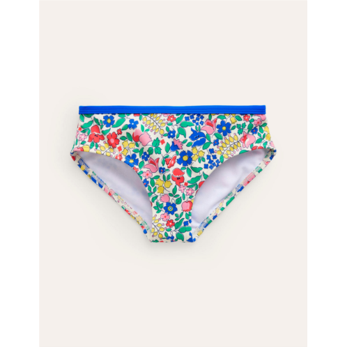 Boden Patterned Bikini Bottoms - Multi Flowerbed
