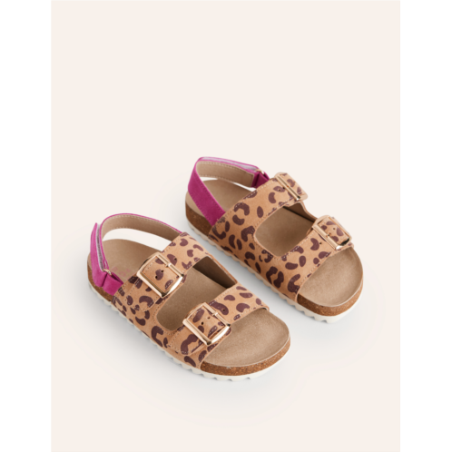 Boden Everyday Sandal - Multi Leopard Print