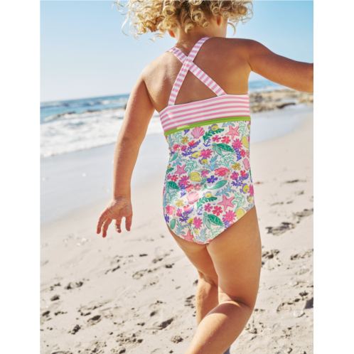 Boden Hotchpotch Swimsuit - Multi Mermaid Ditsy