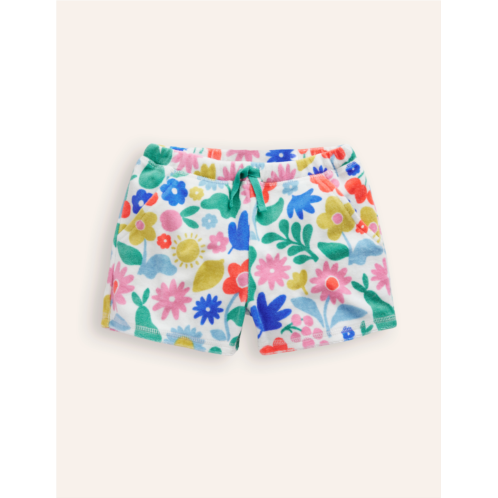 Boden Printed Towelling Shorts - Multi Holiday Stencil