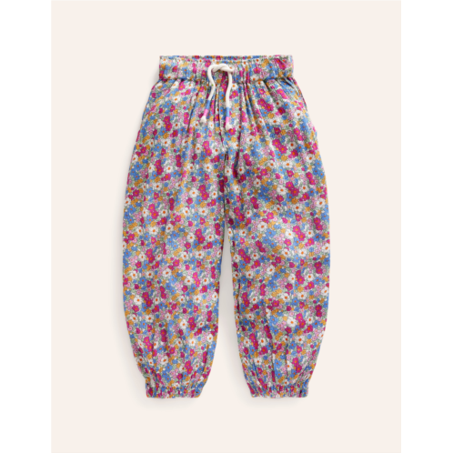 Boden Tapered Vacation Pants - Festival Pink Nautical Floral