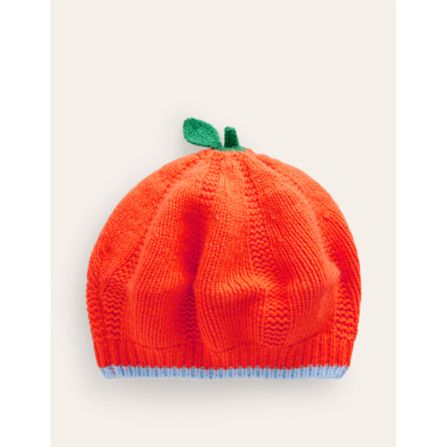 Boden Novelty Beret - Orange Pumpkin