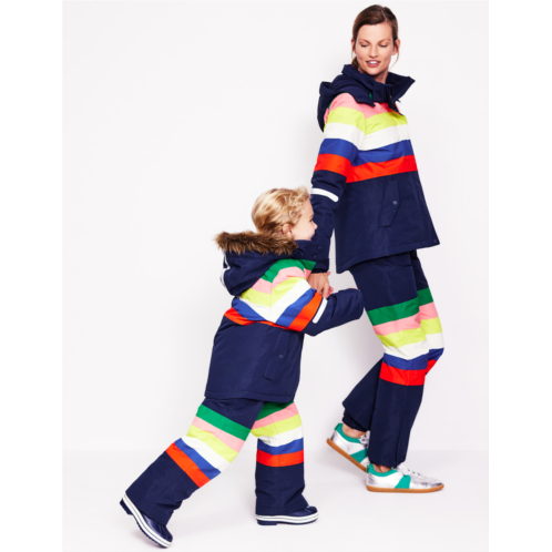 Boden All-weather Waterproof Pants - Rainbow Stripe