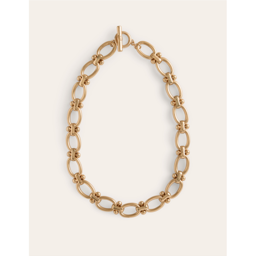 Boden Chunky Oval Chain Necklace - Gold