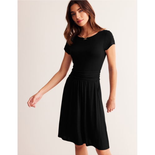 Boden Amelie Jersey Dress - Black