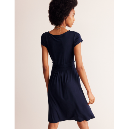 Boden Amelie Jersey Dress - Navy