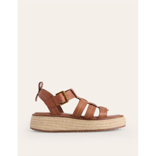 Boden Chunky Fisherman Sandal - Tan