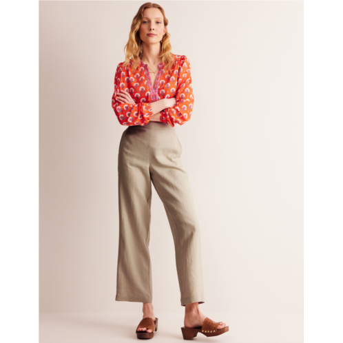 Boden Hampstead Linen Trousers - Fields of Rye