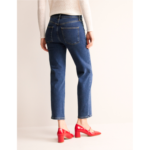 Boden Mid Rise Slim Leg Jeans - Mid Vintage