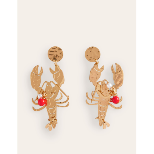 Boden Metal Cut-Out Earrings - Lobster