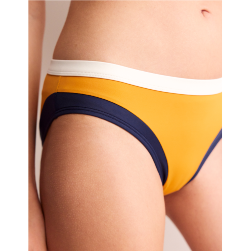 Boden Santorini Bikini Bottoms - Saffron Yellow Colourblock