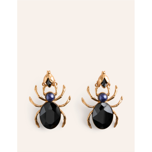 Boden Metal Novelty Earrings - Spider