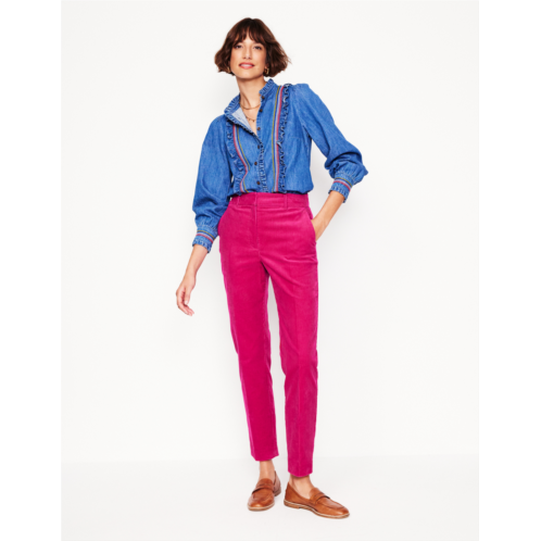 Boden Kew Cord Pants - Cherry Jam