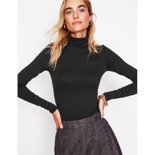 Boden Polly Jersey Top - Black