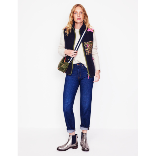 Boden Truro Borg Gilet - Mineral Blue Spring Farm