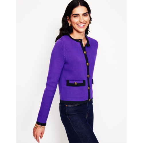 Boden Holly Knitted Jacket - Ameythyst Purple