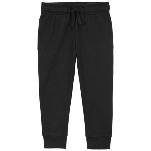 Carters Black Toddler Pull-On French Terry Joggers