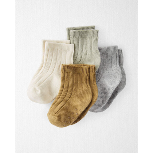 Carters Multi Baby 4-Pack Slip Resistant Socks