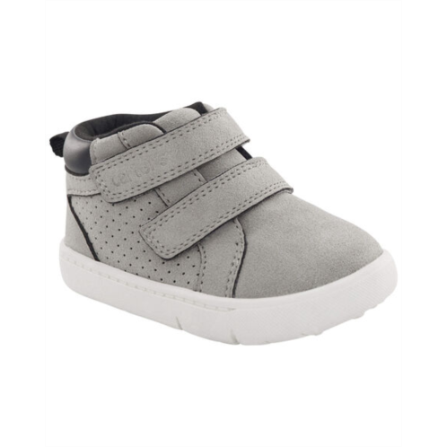 Carters Grey Baby Every Step High-Top Sneakers