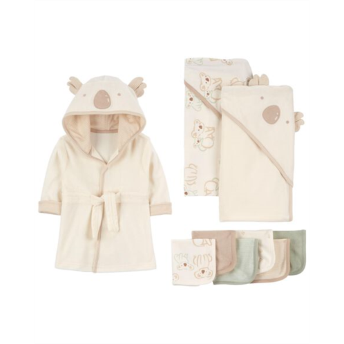 Carters Ivory/Khaki Baby 9-Piece Koala Bath Set