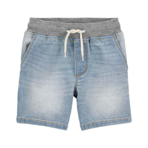 Carters Blue Toddler Pull-On Denim Shorts