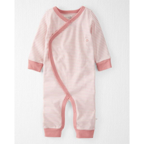 Carters Rose Baby Organic Cotton Wrap Sleep & Play Pajamas