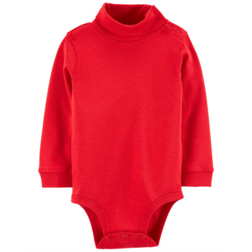 Carters Red Baby Turtleneck Bodysuit