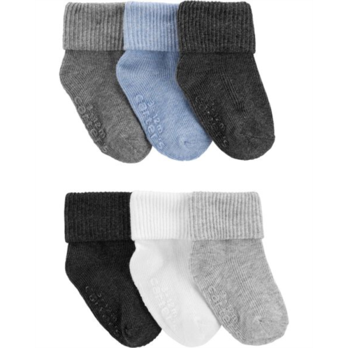 Carters Multi Baby 6-Pack Foldover Cuff Socks