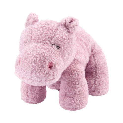 Carters Mauve Hippo Plush Stuffed Animal