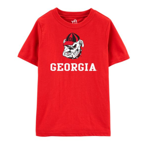 Carters Red Kid NCAA Georgia Bulldogs Tee