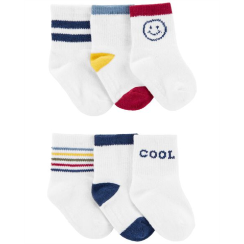 Carters Multi Baby 6-Pack Crew Socks
