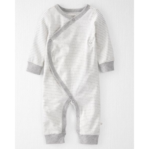 Carters Gray Baby Organic Cotton Sleep & Play Pajamas