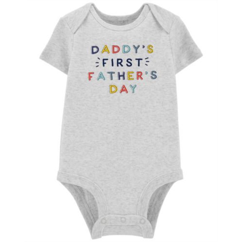 Carters Grey Baby Fathers Day Original Bodysuit
