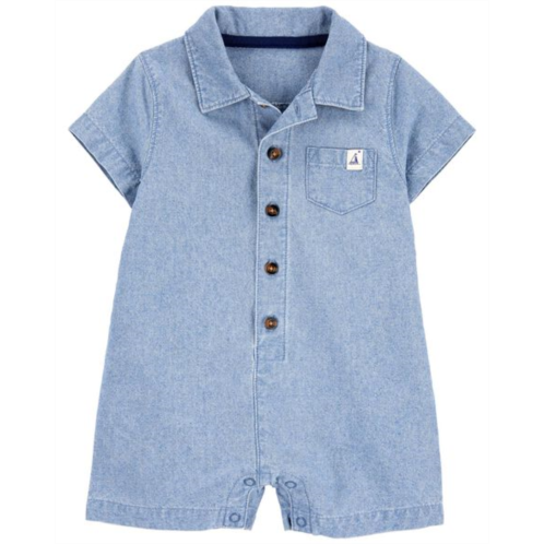 Carters Chambray Baby Chambray Romper